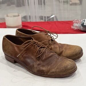 Elegant Brown Leather Oxfords